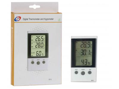 Termometro Digital 2 Temperatura, hora y humedad DT-2