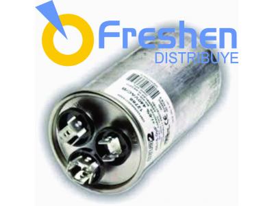 Capacitor de marcha Perm DUAL 25 µF + 1.5 µF/450V CBB65 Metalico