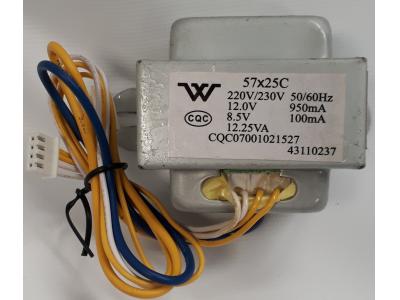 transformador aire acondicionado 57x25C  IN 220V OUT 12V y 8,5V 12,25VA