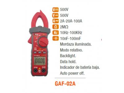 Pinza amperometrica GAF-02A