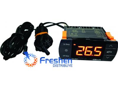 Combistato Control de temperatura con 2 sonda ELITECH EK-3021 220V