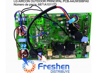 LG AIRCON OUTDOOR PRINCIPAL PCB-A4UW306FA0 Número de pieza: 6871A10117D