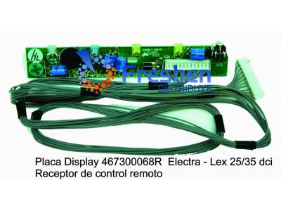 Placa Display Con receptor de control remoto 467300068R Electra - Lex 25/35 DCI