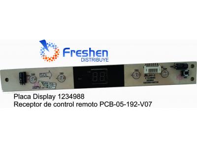Placa Display 1234988 Receptor de control remoto PCB-05-192-V07