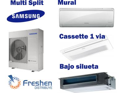 Multi Split Inverter Samsung AJ080 + interiories tipo mural  2 x 2250 + 1 x  3000