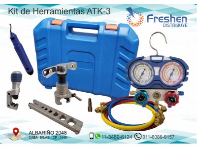 KIT DE Herramientas Premium ATK-3 Pestañadora excentrica E808 + manifold + cortadora + escaridor + Maletín