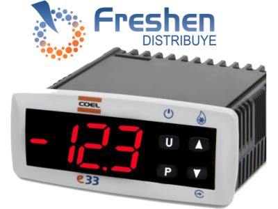 Controlador de temperatura COEL e33 con 2 sonda de temp.