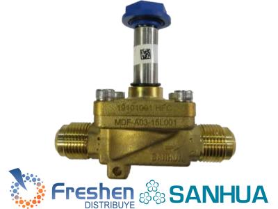 Válvula Solenoide SANHUA 1/2 Flare Sin bobina MDF6-1