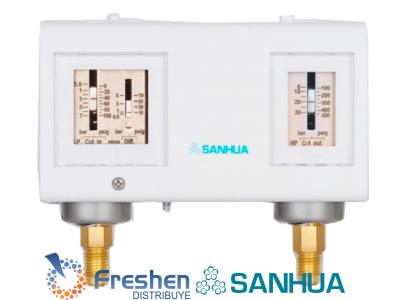 PRESOSTATO DOBLE ALTA Y BAJA REP AUTO SANHUA PS15AAL-S51