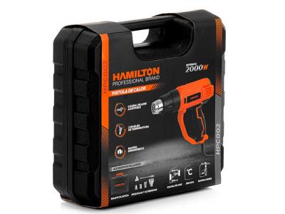 PISTOLA DE CALOR HAMILTON 2000W 220V  C/MALETIN HPC002