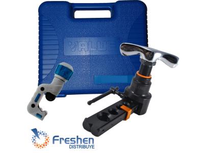 Kit pestañadora Value excentrica 808U + Cortadora y Maletín  (VFT-808UL-IS)