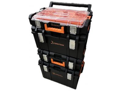 Carro Organizador de Herramientas 3 en 1 + gavetero x 12