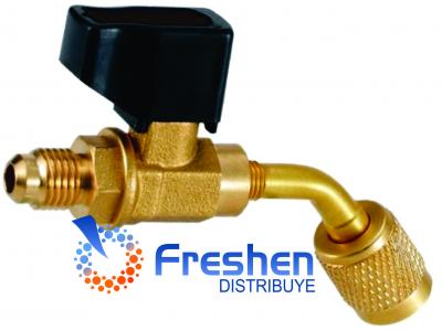 Llave de corte bola Value  con caño 45*  5/16 FM X 5/16 FH Modelo CV08