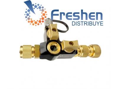 Extractor de ovulo Premium con 2 llaves + Visor - R-410  R-32 5/16 FH  X 2 1/4 FM