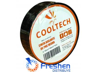 Cinta aisladora x 10 mt  Cooltech Negra