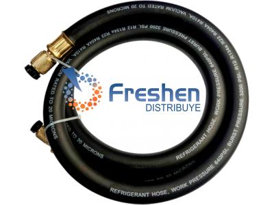 Manguera para Alto Vacio Marca COOLTECH Conexión 1/4 FH X 3/8 FH largo 180 cm