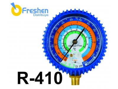 Reloj Manometro de Baja R-410 con protector